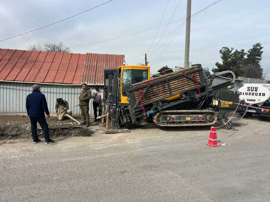 ГНБ Prakol truba asfalt tegidan