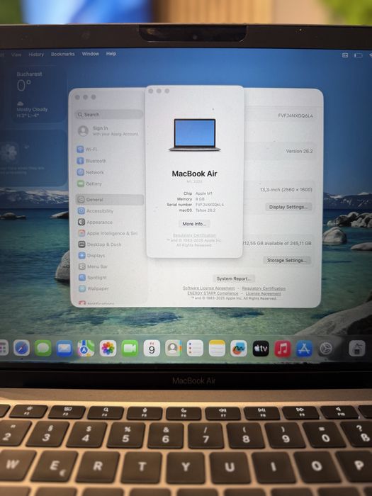 **ATS GSM**Macbook Air M1 8/256Gb / Fact+Gar 12 luni