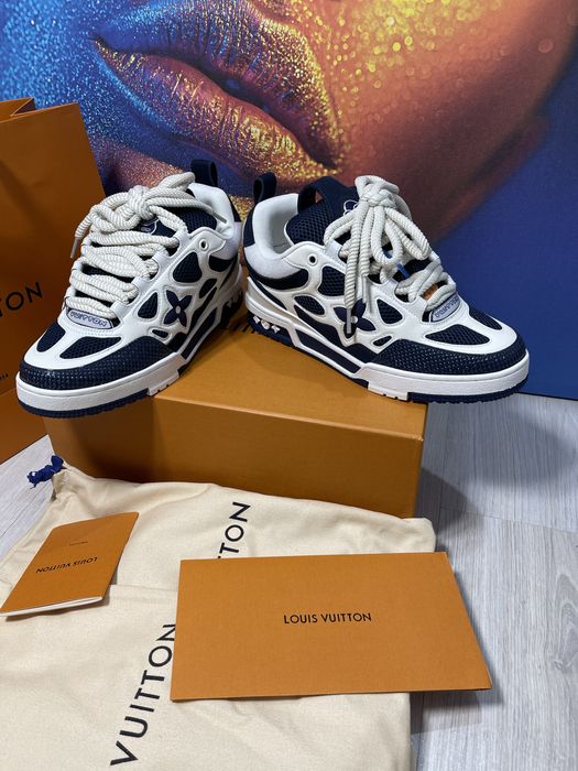 Adidasi Louis Vuitton piele naturala 100% Premium Full Box