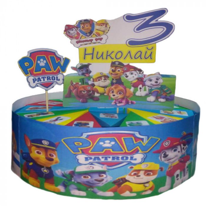 Хартиена торта, парти аксесоари, декорации,