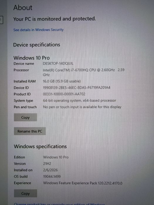 Laptop gaming ASUS ROG GL552VX