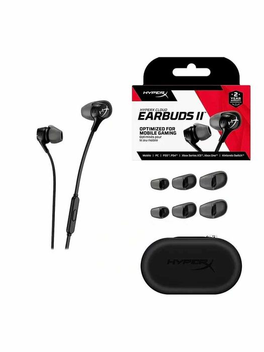 HyperX Cloud Earbuds II Black