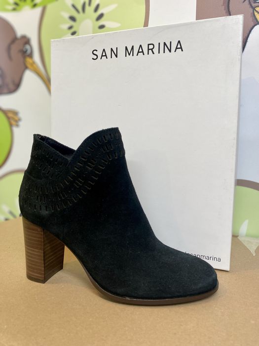 Дамски боти с ток San Marina Aulika 35.36 естествена кожа