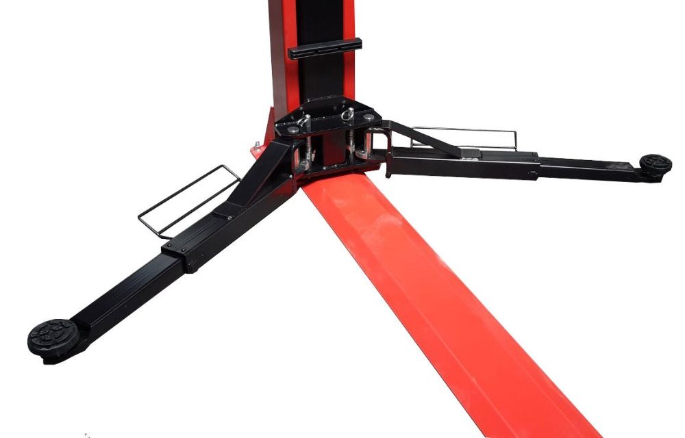 Двуколонен подемник с долна синхр. L-2-40D+, 4 т. мех. и ел. контри