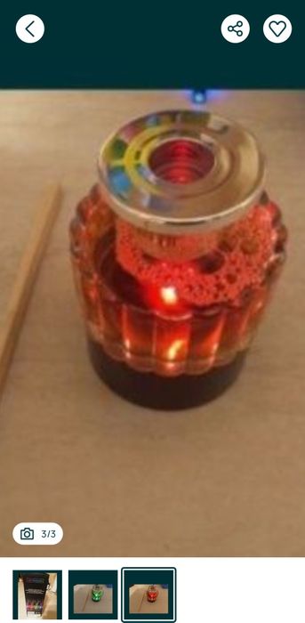 Odorizant camera cu LED multicolor.
