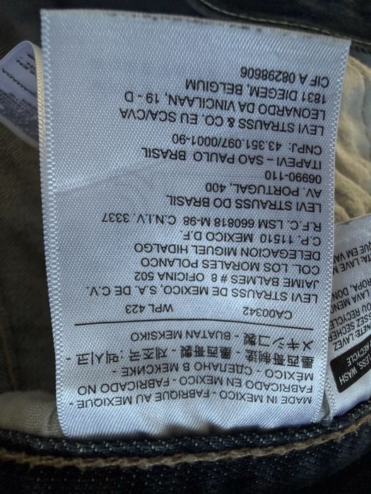 Blugi LEVIS 501 Indigo Barbati | Marime 34 x 32 (Talie 89 cm)