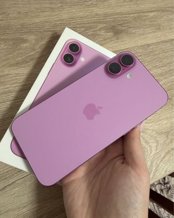 Iphone 16 Plus Pink,128 gb ,100% baterie