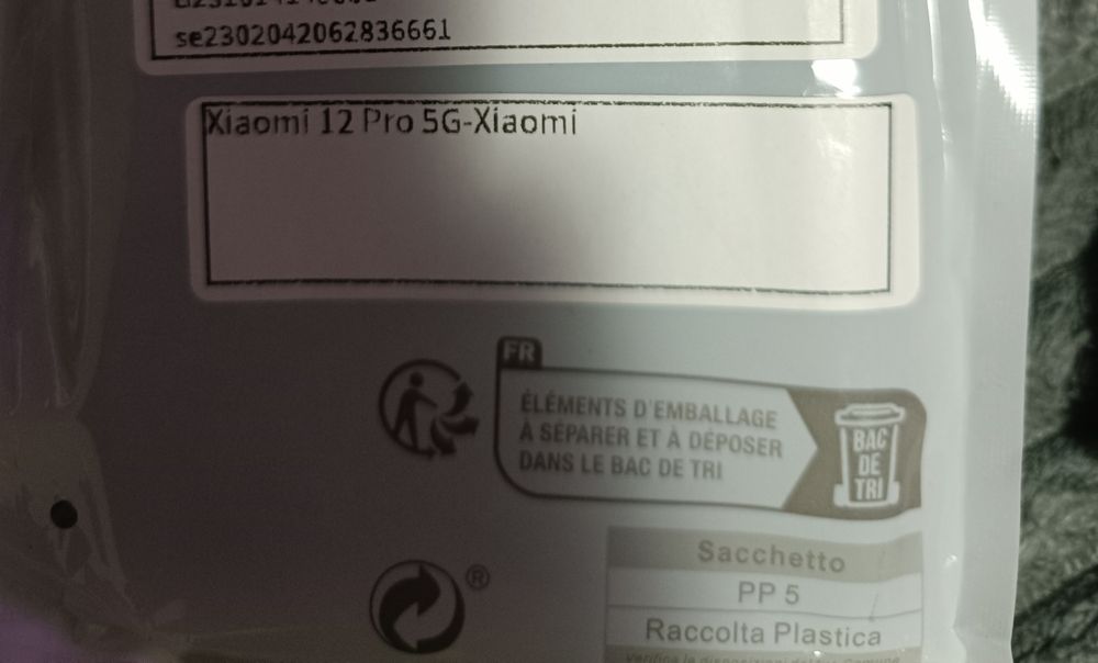 Xiaomi 12 pro 5G гръб за телефон