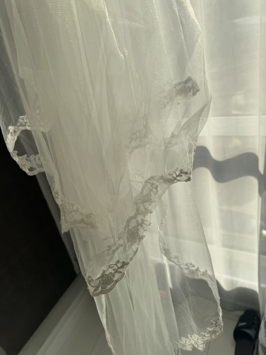 Сватбен воал от италиански плат