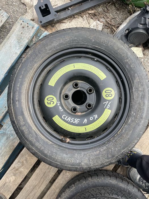 Резервна гума патерица Мерцедес Mercedes 125/90R16 5x112