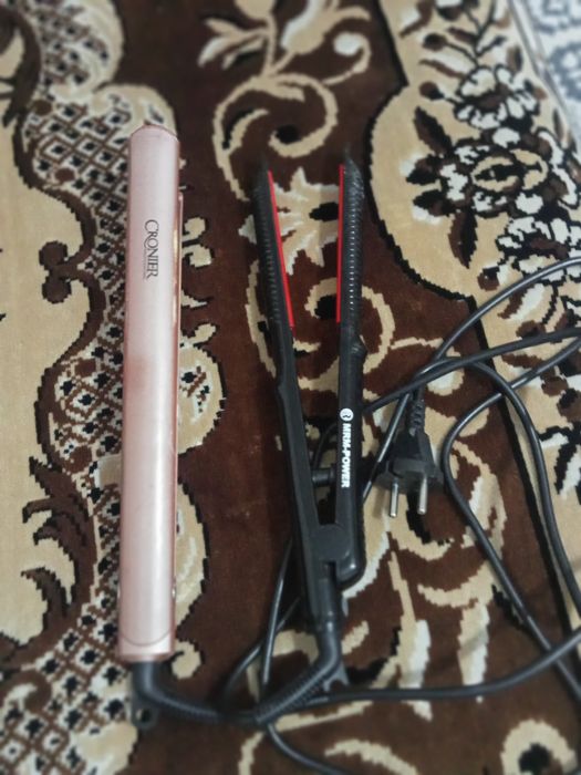 выпрямитель волос укладка