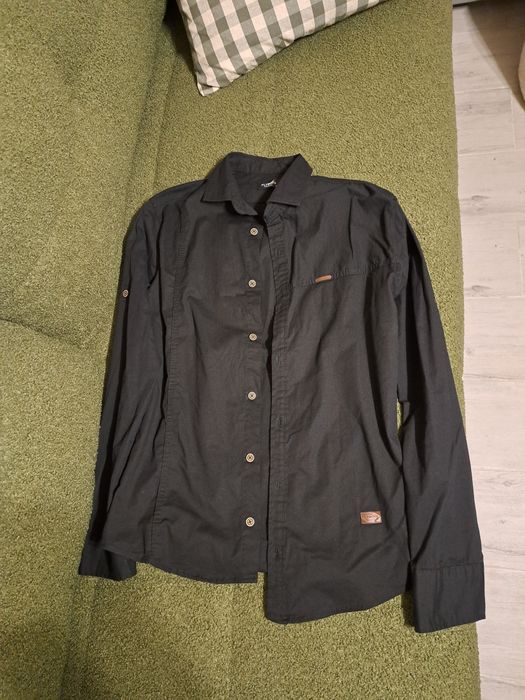 Риза мъжка черна