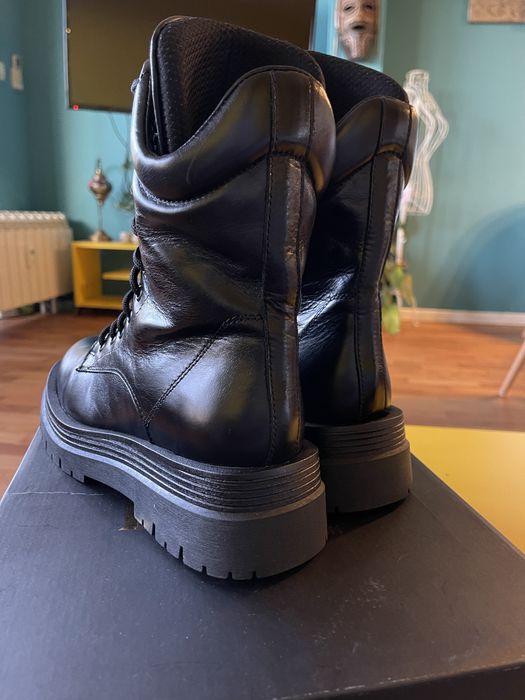 Чисто нови естествена кожа кубинки/боти Daris