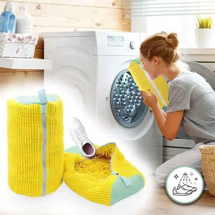 Sac pentru spalat pantofi/ghete in masina de spalat, protectie adidasi