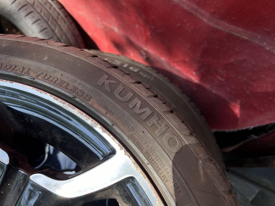205/45/17 4 броя летни гуми Kumho 5mm грайфер.
