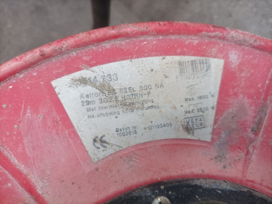 Макара удължител 3х2.5 - 18м