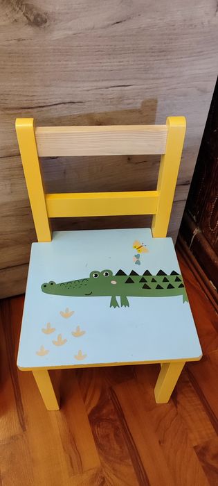 Masa lemn copii cu 2 scaune