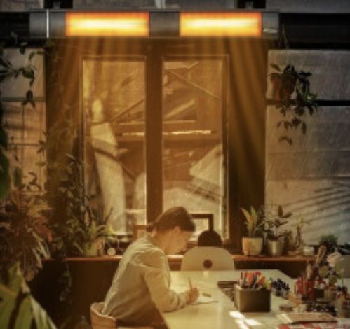 Външен инфрачервен нагревател с дистанционно управление 3000W