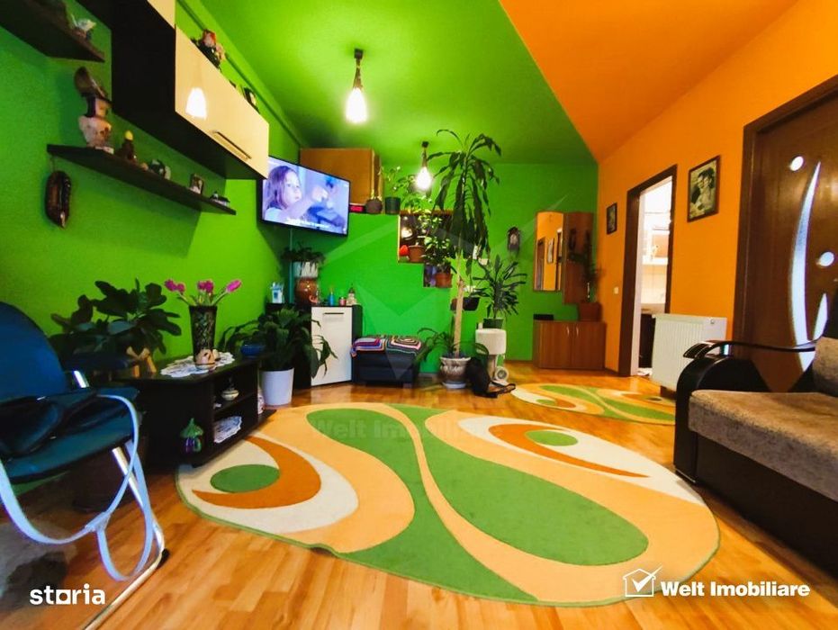 Apartament 2 camere, mobilat, finisat, parcare