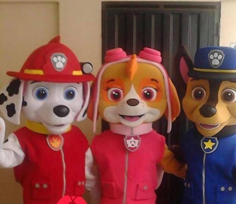 Costume Cosplay Mascote Patrula Catelusilor Sky nou