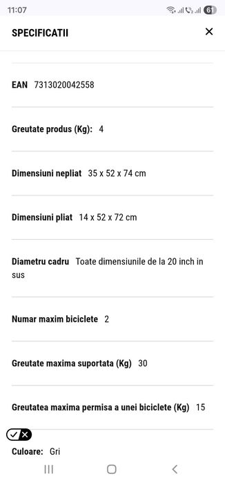 Suport 2 biciclete Thule Xpress