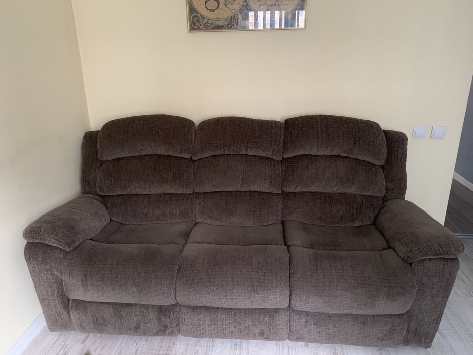 Canapea MOBEXPERT , 3 locuri , 2 reclinere manuale