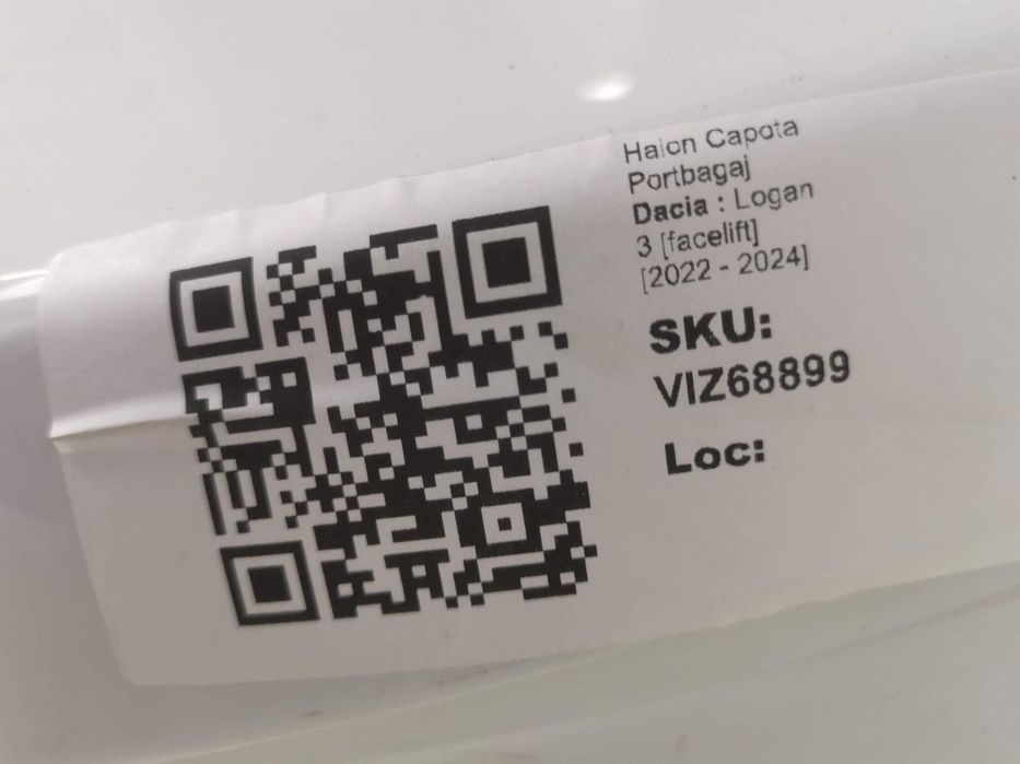 Haion Capota Portbagaj Dacia Logan 3 [facelift] 2022 2023 2024 Origina