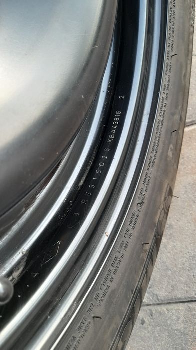 Roata Jeanta Rezerva 195/65/R15 5×114,3  Renault Megane 3 Scenic 3 Kadjar Fluence Nissan Qashqai Duster Michelin Energy