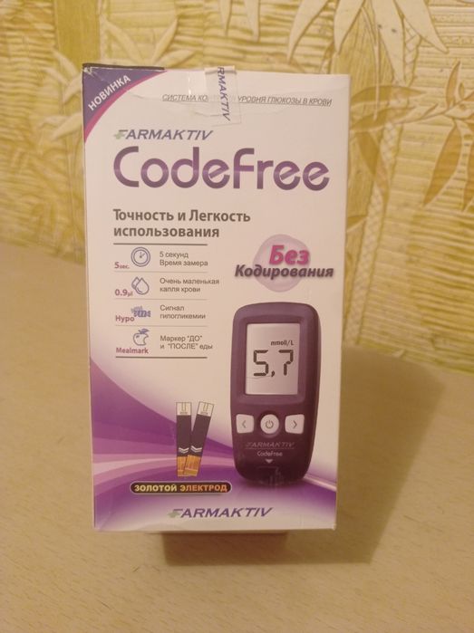 Продам глюкометр Codefree