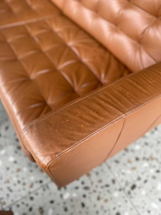 Кожен диван IKEA - триместен