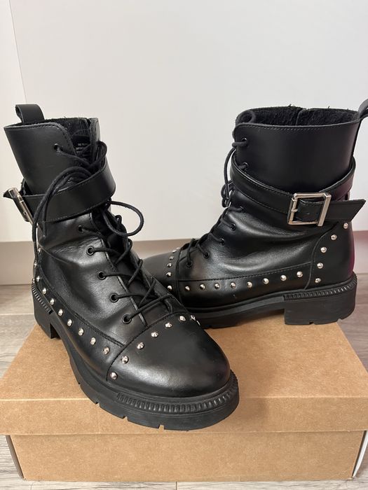 Боти от естествена кожа Ste&Me