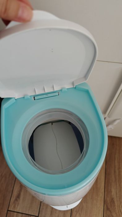 Coș XL de pamperși Angelcare  cu suport pentru saci de gunoi
