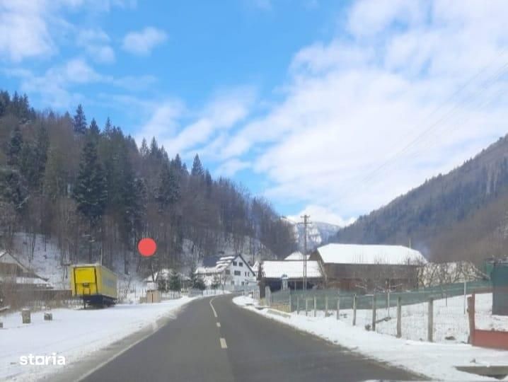 Casa din lemn si teren intravilan, 1024mp, Izvorul Muntelui, Neamt
