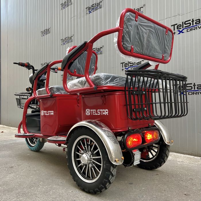 Електрическа триколка TS-005.3 с карго отделение 1400W 60V 2025 НОВО