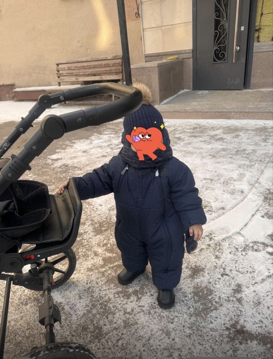 Новый , зимний комбинезон , на меху