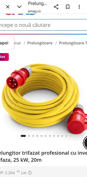 Vand prelungitor trifazic 60 de m