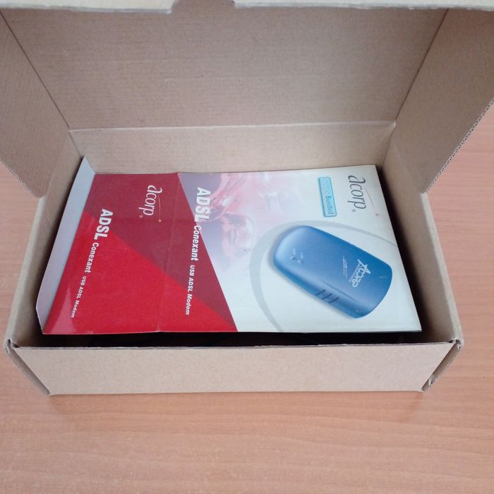 Модем ACORP USB ADSL,  сплиттер в комплекте
