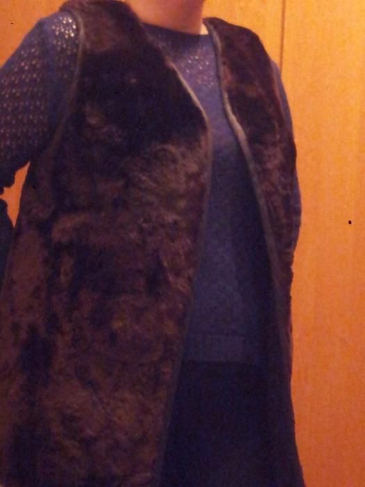 продам безрукавку из цигейки