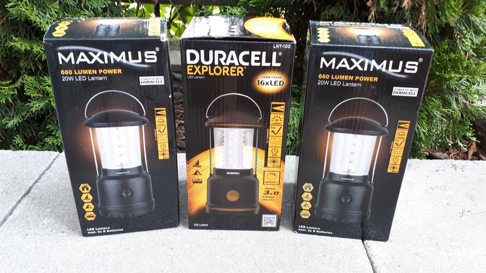 Къмпинг фенер Maximus и Duracell LED фенер »20W LED 660 лумена с димер