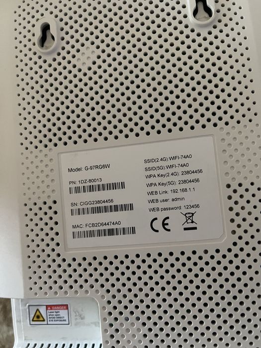 Роутер GPON оптика wi fi