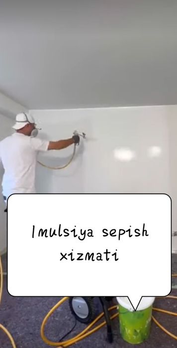 kraska Imulsiya sepish xizmati.matreali ozimizda zavod narxda.