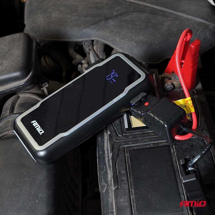 Устройство за бързо стартиране/booster/jump starter AMIO 3 in1-12V/1600A