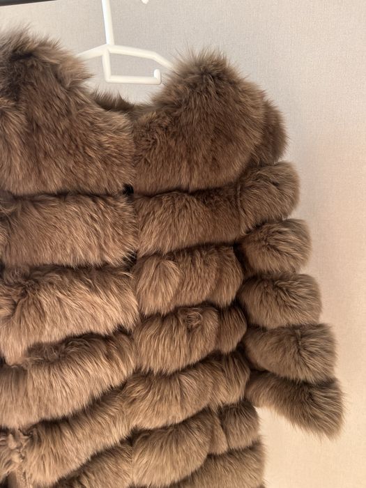 Шуба-трасформер, песец, б/у