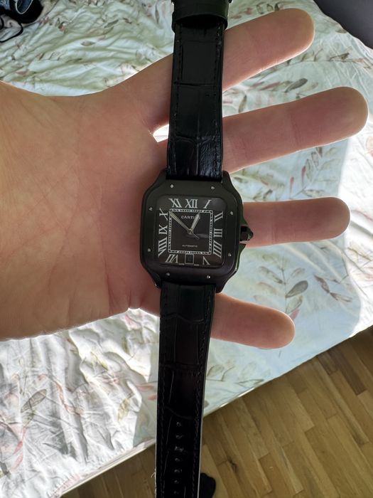 Cartier Santos Black
