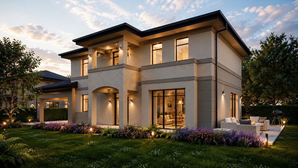 Casa pasiva nZEB individuala Rus Residence Floresti 214mp Teren 540mp