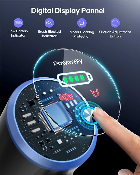 Супер мощна безжична прахосмукачка Powerffy N10