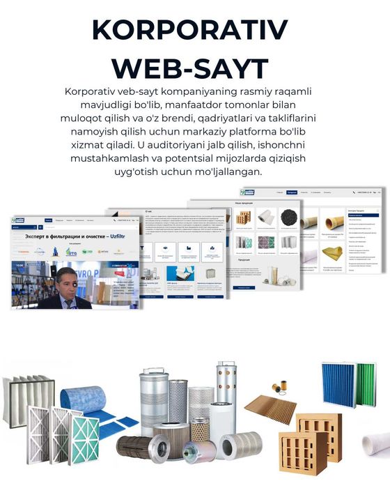 Sayt, internet do'kon, telegram bot yasash xizmatlari