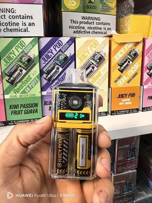 Pachet 2 Bucati Vape 6000 Puffs Reincarcabil Calitate Top