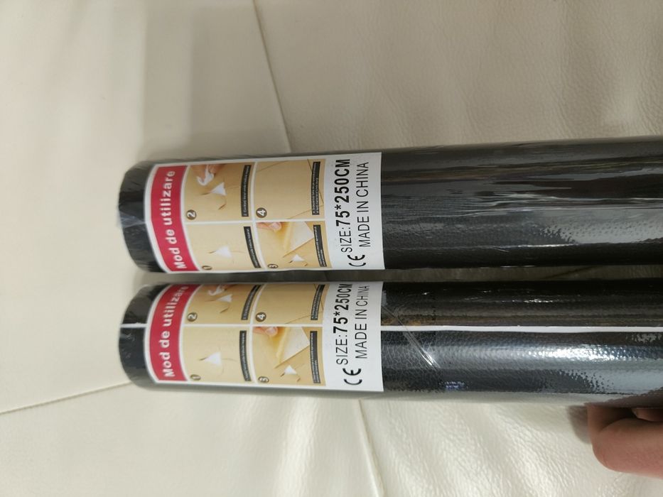 Rola Piele Bej , Rola Piele Neagra Autoadeziva Reparație Tapițerie etc