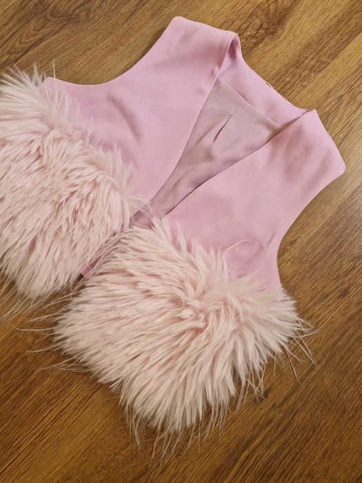 shein нов дамски елек с косъм
